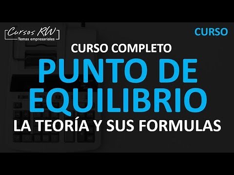 PUNTO DE EQUILIBRIO: 🔍 Teoría y Formulas para 1 y multiproductos, con costos fijos y variables👍👍