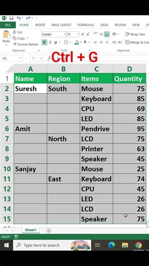 Use This Trick in Excel #shorts #excel