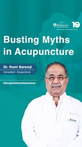 Does acupuncture hurt? There are many myths around acupuncture, but the right information can change how you look at this powerful therapy. Dr. Rumi Beramji addresses these concerns, clarifies what to expect in a session, and highlights how acupuncture can support chronic pain, headaches, joint issues, sleep and stress. Informed choices begin with accurate information. #SirHNRelianceFoundationHospital #RespectForLife #11YearsOfExcellence #AcupunctureAwareness #SafeAndEffective #HolisticHealing #