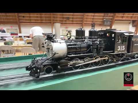 Accucraft D&RGW C18 Live Steam Running at 2023 Summer Steam Up