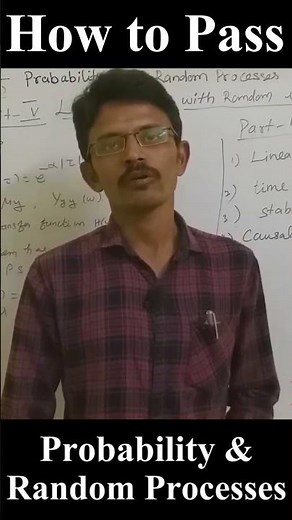 Probability and Random Processes #prp #ECE #shorts