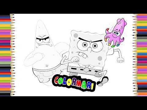 Spongebob Coloring Book Pages for Kids Episode 6