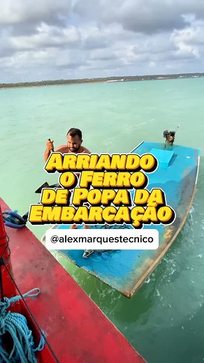 36K views · 1.6K reactions | Arriando o ferro de polpa da embarcação #ferro #ancora #barco #pesca | Alex Marques | Facebook