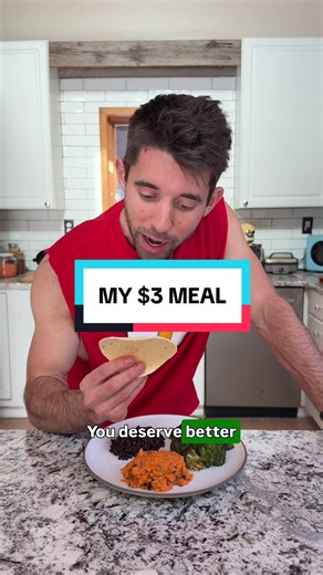 Who thinks my $3 meal was better? 🙋‍♂️ Listen I’m all for a $3 meal over here- have you seen these insane grocery prices?!? - but the meal that the Secretary of Agriculture Brooke Rollins promoted last week is beyond embarrassing and honestly insulting to Americans 😑 One piece of chicken 🍗 One piece of broccoli 🥦 One Corn tortilla 🌽 And “Something Else” ❓ It apparently took them “one thousand simulations” to come up with this genius meal, but the backlash has been strong and for good reason