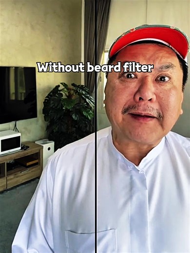 Without beard filter☠️ #without#beard#filter#fyp | without beard filter