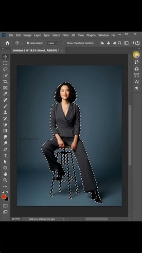 Replace Background with Natural Shadow Effect in Photoshop | #photoshop #shorts #yt #infinityhub