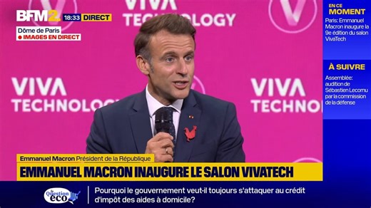 Emmanuel Macron : "Le partenariat entre Nvidia et Mistral AI est historique"