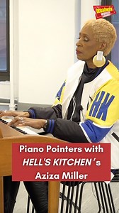 Take a piano lesson from Aziza Miller, who loosely inspired the Hell's Kitchen: character 'Miss Liza Jane.' Watch Alicia Keys' former teacher discuss the importance of music education and more here: https://bway.world/16eu4 | BroadwayWorld