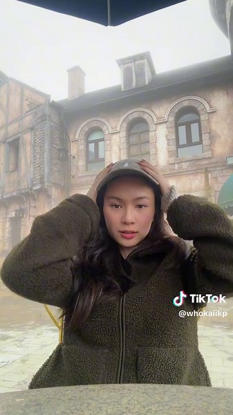 Misty Outdoor Café Scene in Historic European Setting