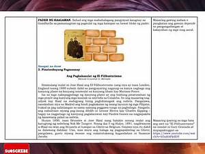 FILIPINO 10: Lesson Exemplars & Learning Activity Sheets (Quarter 1 , Week 1 to 8)