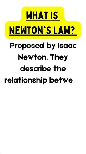 The Physics Rule Nobody Talks About #newton #science
