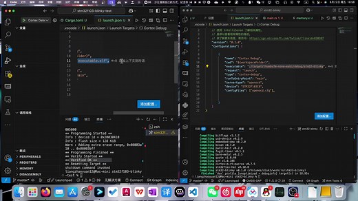 （编译，烧录，调试）【个人实录】使用rust开发stm32f103c8t6驱动，结合GDB vscode openocd