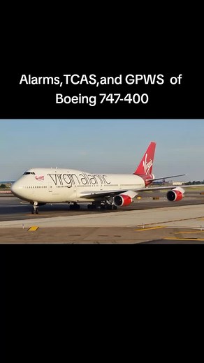 Boeing 747-400 Alarms, TCAS, and GPWS System Overview