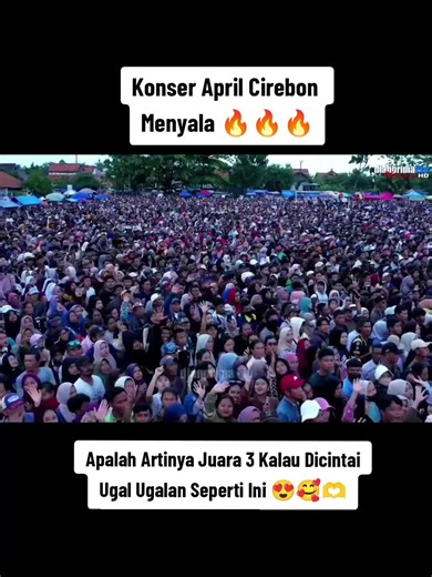 Lautan Manusia Di Konser April Cirebon #konseraprilcirebon #aprilcirebon #aprilda7 #dangdutacademy7