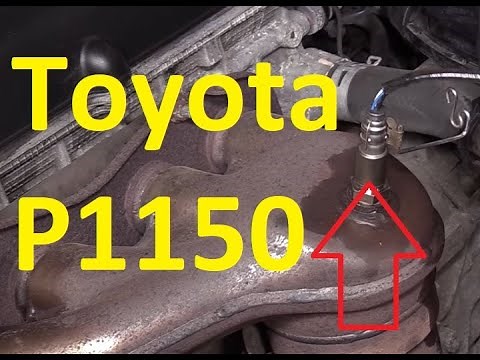 Toyota P1150 Code: Air/Fuel Ratio Sensor Circuit Range/Performance Malfunction Bank 2 Sensor 1