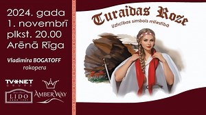 Jau 1. novembrī Arēnā Rīga notiks Vladimira Bogatoffa rokoperas "Turaidas Roze" nacionālā pirmizrāde, kuru šobrīd gatavo Amber Way Studio! Rokoperas libreta pamatā ir leģenda par Maiju no Turaidas, kuru, pateicoties skaistumam un sirsnībai, dēvē par Turaidas Rozi. Maijas lomu atveidos Latvijas Nacionālās operas un baleta teātra zvaigzne Marlēna Keine, kas jau iepriekš sadarbojusies ar Amber Way kompāniju projektā "Pasaules mūziklu labākās dziesmas". Biļetes: https://www.bilesuparadize.lv/lv/even