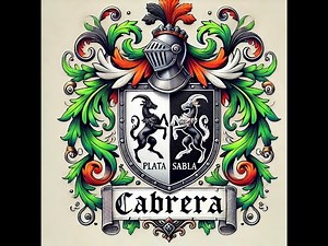 🐐 HISTORIA DEL APELLIDO CABRERA 🌿