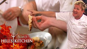 The RAW lobster is almost still swimming 🦞 | Hell's Kitchen USA