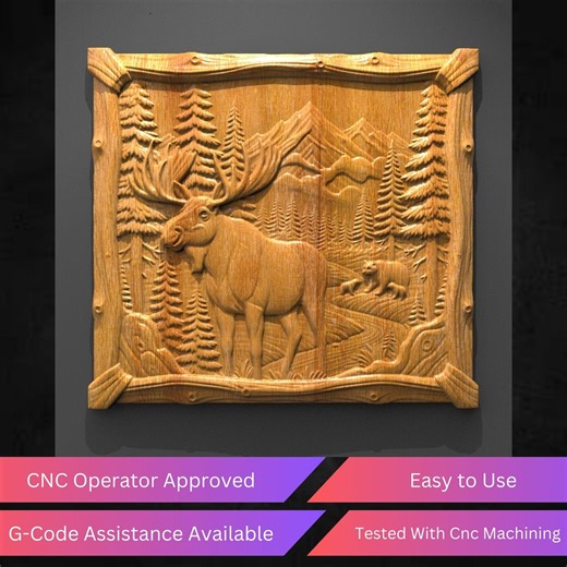 Deer Cnc Router Files, Stl File for Wood Bas Relief - Etsy UK