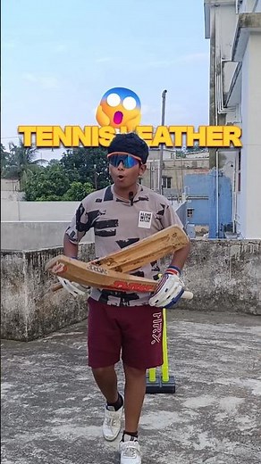 Tennis bat performance test!😳 #cricket #cricketshorts #cricketbat