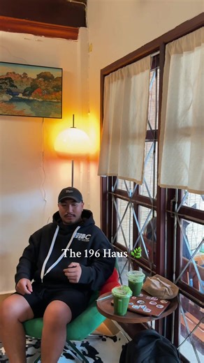 Matcha Delights at The 196 Haus in Laos