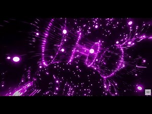 4K Purple color Neon Light mind Relaxing Purple Particles Motion Video Background Loop