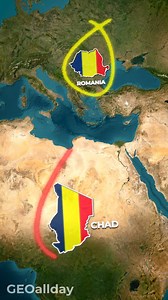 48K views · 539 reactions | Why Chad and Romania have same flags? 類 #Chad #romania #history #maps #reelsvideo #short #viral #facts #country | Geo All Day | Facebook