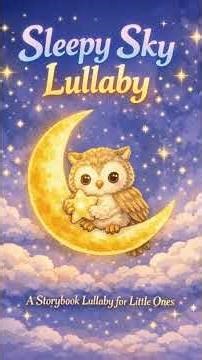 A sleepy little owl hums beneath the moonlight — drifting through clouds and stars. #babylullaby