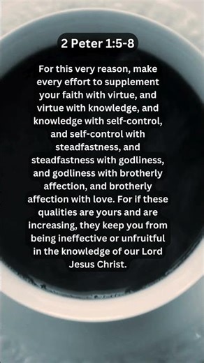 Jesus Saves | 2 Peter 1:5-8 Daily Bible Verse