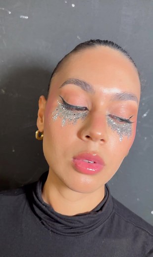 Glitter Makeup for Birthday Celebrations