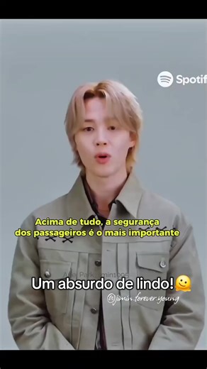 Mensagem do Jimin sobre passeio de Cruzeiro no Han River, que será elegível para colaboração no Spotify. MR Brasil #jimin #parkjimin #bts #army