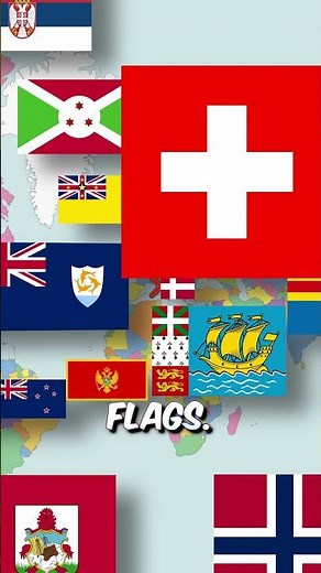The Christian Cross on Flags 🇩🇰✝️ | Over 20 Countries Use It #facts #geography #christian