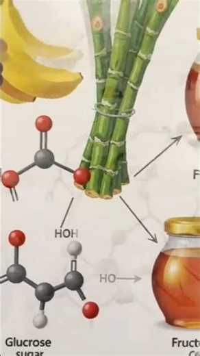 sugar ingredient of fruit and honey sucrose ( fructose & glucose)#biology#neet