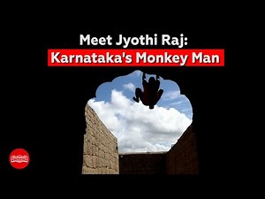 Meet Jyothi Raj: Karnataka's Monkey Man who can climb walls and hang upside down on them