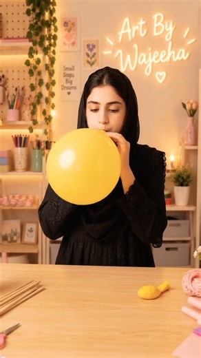DIY Glue Yarn Ball Tutorial #diy