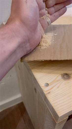 Make wood filler #diy #woodscraft #viral #woodworking