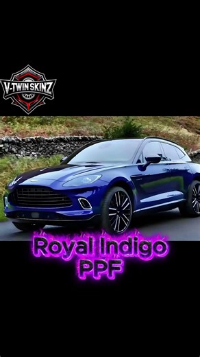 Bespoke Royal Indigo Aston Martin | Color PPF Transformation