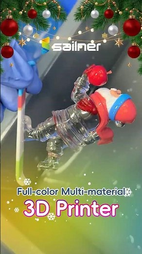 This 3D Printer Prints Full-Color Multi-Material, NO Disassembly Painting