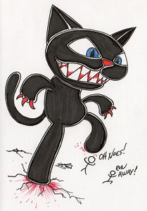 Why are Britons seeing large, muscular black cats?