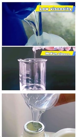 Let's experience the different viscosities of dimethicone.