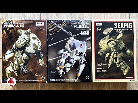 RARE Maschinen Krieger Kits! WAVE Seapig, Fireball SG & Fliege Unboxing & Review