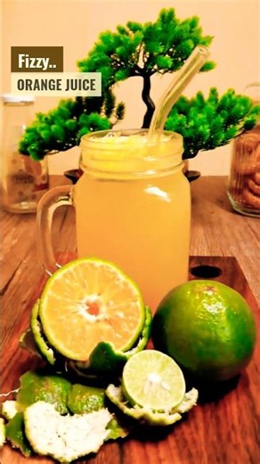 Fresh Orange Juice 🥤 | Fizzy Orange Juice Recipe at Home