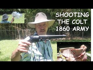 Test Shooting My (Pietta) Colt 1860 Army