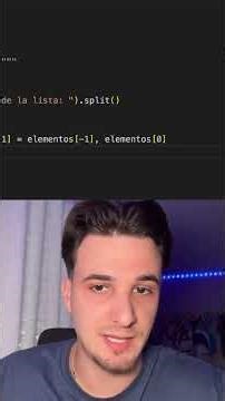 🔄 Mira qué pasa al intercambiar el primero y el último… #Python