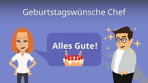 55 Geburtstagswünsche Chef • stilvoll & lustig