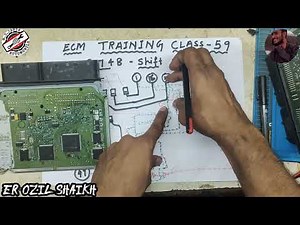 Ecm Training class-59 | P0748,P0750 Shift/Pressure control solenoid valve 'A' | Ecm schematic ST10F