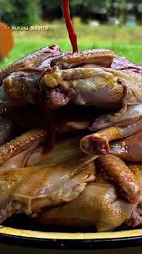 Juicy 🍗 Fried Chicken - ASMR Nature Cooking