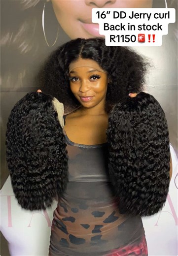 Shop the Best 16” DD Jerry Curl Wigs Available Now
