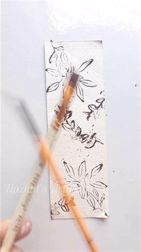 Aesthetic Bookmark #artwork #bookmark #art #easybookmark #diy #satisfying #bookmarkart #shorts