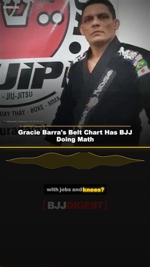 Gracie Barra's Belt Chart Has BJJ Doing Math #Shorts